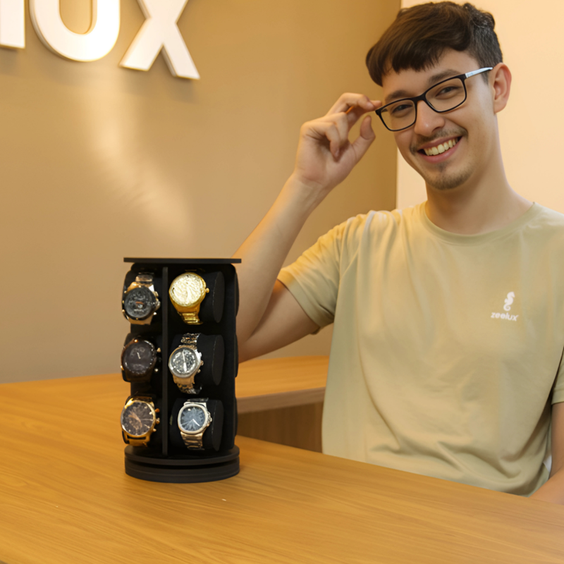 Organizador Giratório Relógio