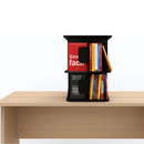 Estante Para Livros Giratória Compacta Para Até 80 Livros