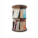 Estante para Livros Giratória Compacta para até 80 livros