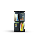 Estante Para Livros Giratória Compacta Para Até 80 Livros