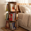 Estante para Livros Giratória Compacta para até 120 livros