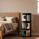 Estante para Livros Giratória Compacta para até 120 livros.