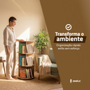 Estante para Livros Giratória Compacta para até 120 livros