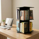 Estante Para Livros Giratória Compacta Para Até 80 Livros