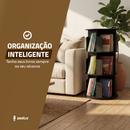 Estante para Livros Giratória Compacta para até 120 livros