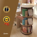Estante para Livros Giratória Compacta para até 120 livros
