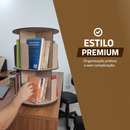 Estante para Livros Giratória Compacta para até 80 livros
