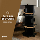 Estante para Livros Giratória Compacta para até 120 livros.