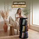 Estante para Livros Giratória Compacta para até 120 livros