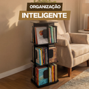 Estante para Livros Giratória Compacta para até 120 livros.