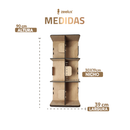 Estante para Livros Giratória Compacta para até 120 livros