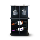 Adega Giratória Preta para até 4 Garrafas