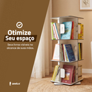 Livraria, Estante Giratória, 3 Andares, 120 Livros