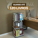 Livraria, Estante Giratória, 3 Andares, 120 Livros