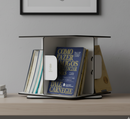 Estante Para Livros Giratória Compacta Para Até 40 Livros