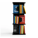 Estante para Livros Giratória Compacta para até 120 livros
